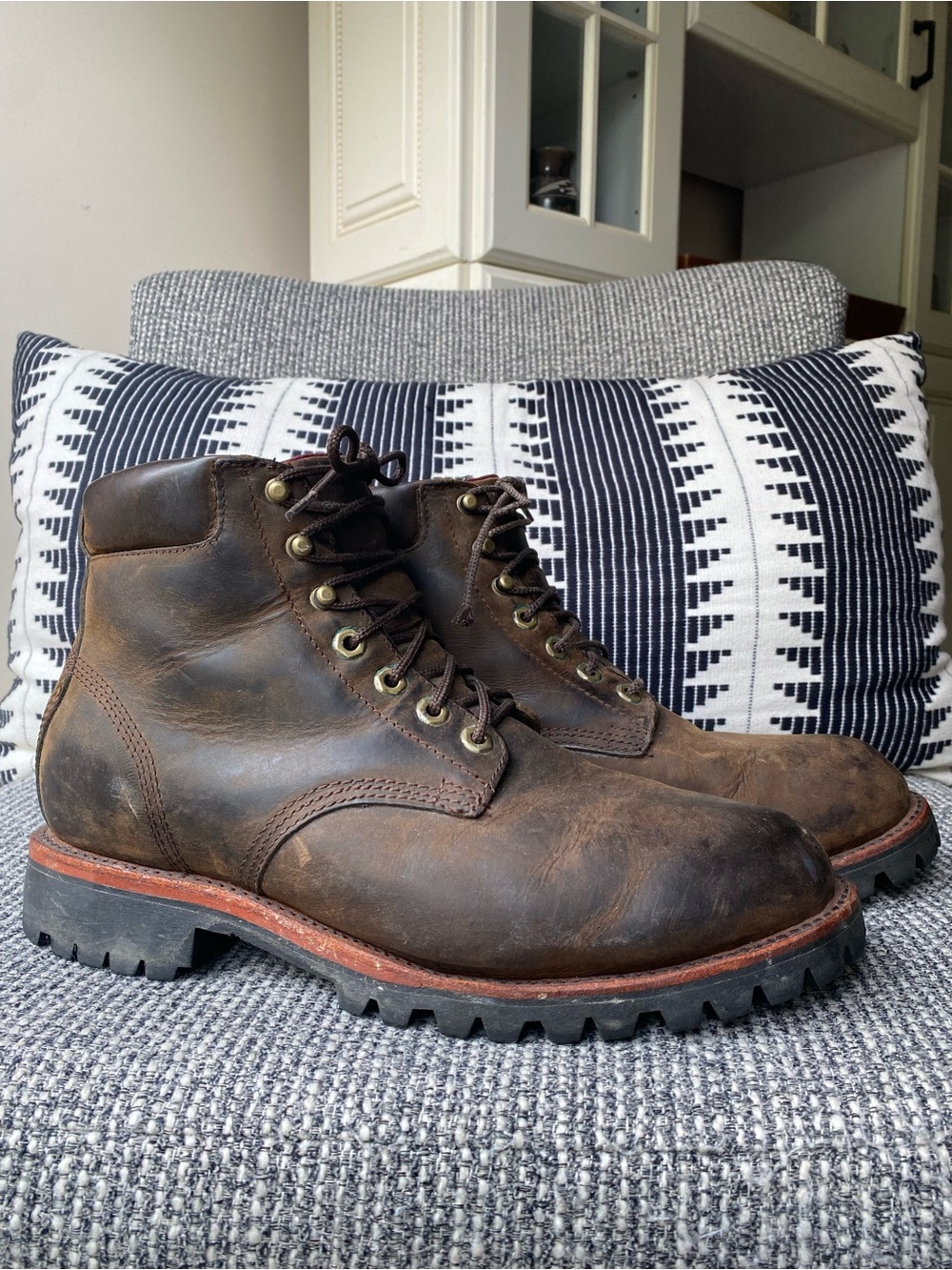L.L. Bean x Chippewa Katahdin Iron Works Leather Boots